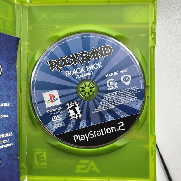 Rock Band Track Pack 1 (Sony PlayStation 2, 2008) PS2 With Insert - Picture 2 of 4